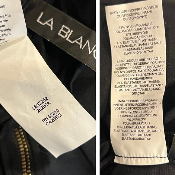 NEW La Blanca Island Goddess Paddlesuit One Piece Size Medium - Picture 5 of 7